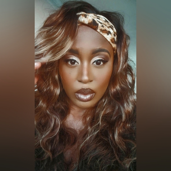 Pre❤Gently Worn (Once) Human Hair Ombre Headband Wig: 16 inc… - Picture 2 of 7